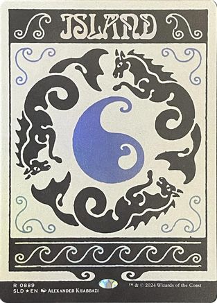 Island (0889) (Rainbow Foil) (SLD-889) - Secret Lair Drop Series Foil