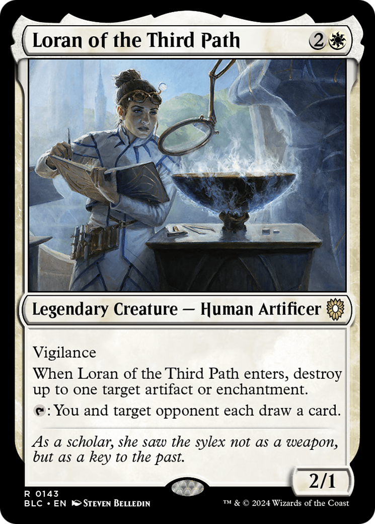 Loran of the Third Path (BLC-143) - Bloomburrow Commander - Premium MTG Single from Wizards of the Coast - Just $1.94! Shop now at Game Crave Tournament Store