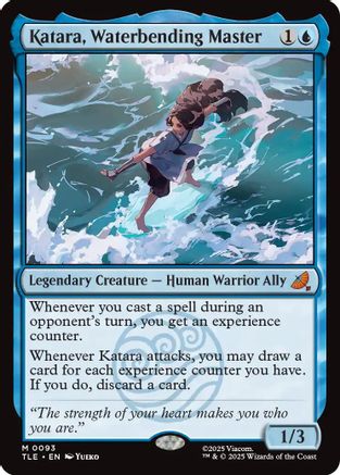 Katara, Waterbending Master (TLE-093) - Avatar: The Last Airbender: Eternal-Legal Foil