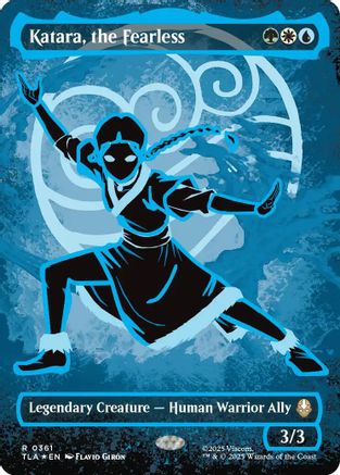 Katara, the Fearless (Borderless Battle Pose) (TLA-361) - Avatar: The Last Airbender