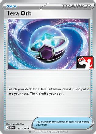 Tera Orb 189 - Prize Pack Series Cards Holofoil
