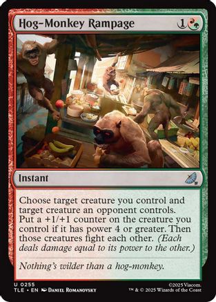 Hog-Monkey Rampage (TLE-255) - Avatar: The Last Airbender: Eternal-Legal