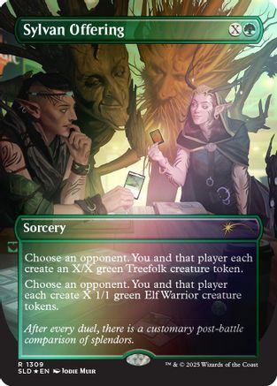 Sylvan Offering (SLD-1309) - Secret Lair Drop Series Foil