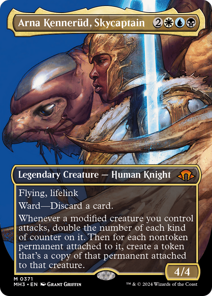 Arna Kennerüd, Skycaptain (MH3-371) - Modern Horizons 3 (Borderless) Foil - Premium MTG Single from Wizards of the Coast - Just $1.93! Shop now at Game Crave Tournament Store