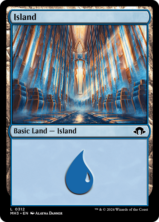 Island (MH3-312) - Modern Horizons 3 - Premium MTG Single from Wizards of the Coast - Just $0.25! Shop now at Game Crave Tournament Store