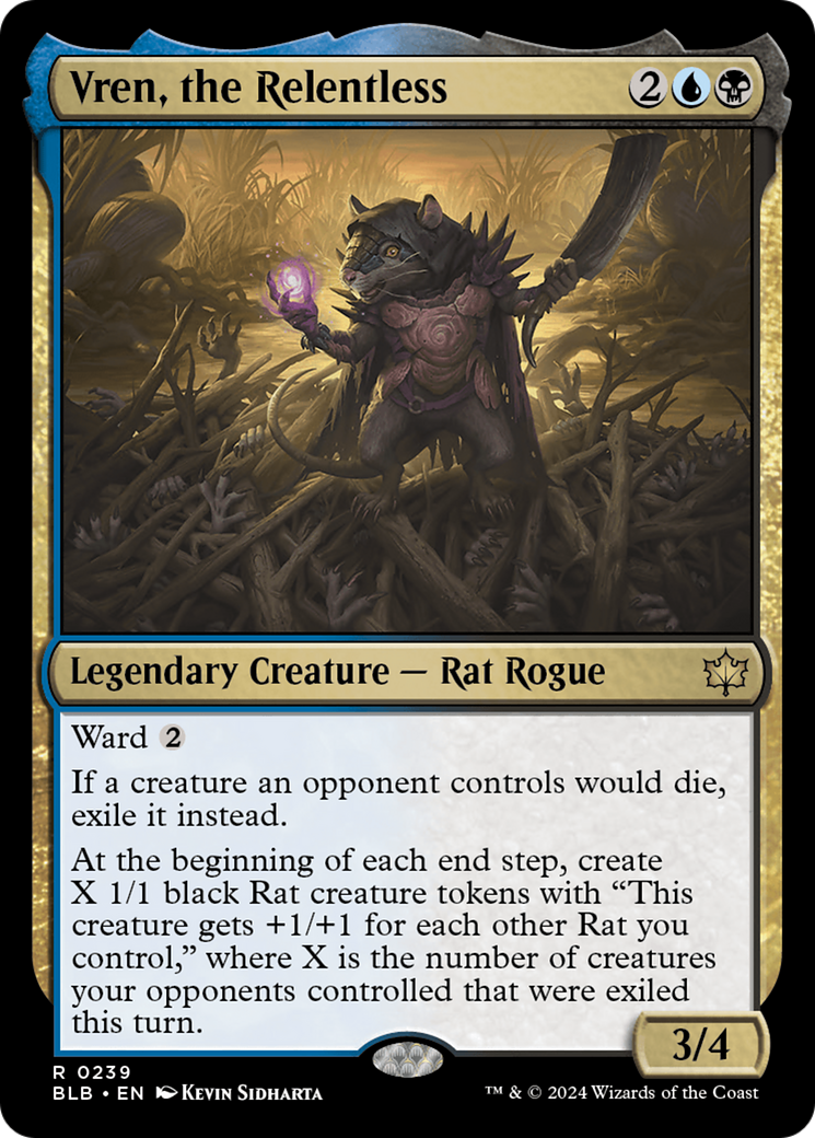Vren, the Relentless (BLB-239) - Bloomburrow - Premium MTG Single from Wizards of the Coast - Just $0.38! Shop now at Game Crave Tournament Store