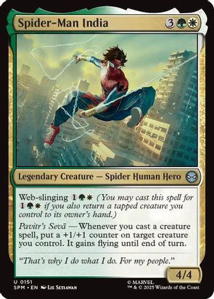 Spider-Man India (SPM-151) - Marvel's Spider-Man Foil