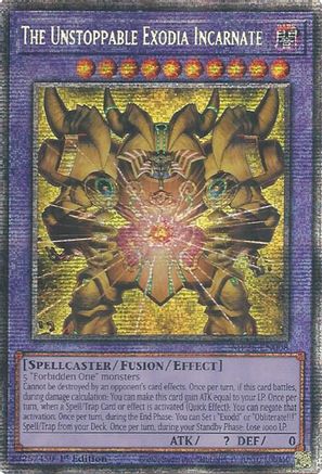 The Unstoppable Exodia Incarnate (MP25-EN008) - 2025 Mega-Pack 1st Edition
