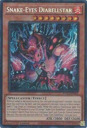 Snake-Eyes Diabellstar (MP25-EN062) - 2025 Mega-Pack 1st Edition
