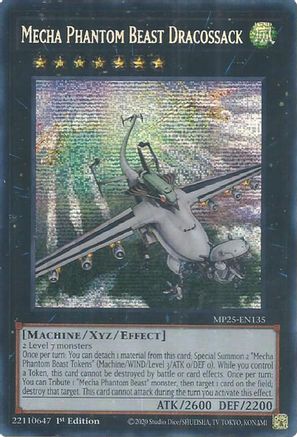 Mecha Phantom Beast Dracossack (MP25-EN135) - 2025 Mega-Pack 1st Edition