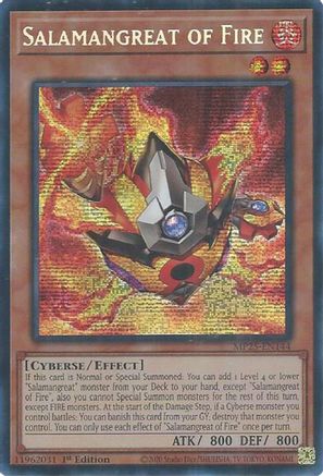 Salamangreat of Fire (MP25-EN144) - 2025 Mega-Pack 1st Edition