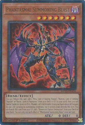 Phantasmal Summoning Beast (MP25-EN156) - 2025 Mega-Pack 1st Edition