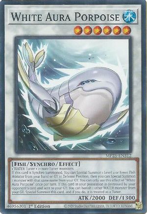 White Aura Porpoise (MP25-EN312) - 2025 Mega-Pack 1st Edition