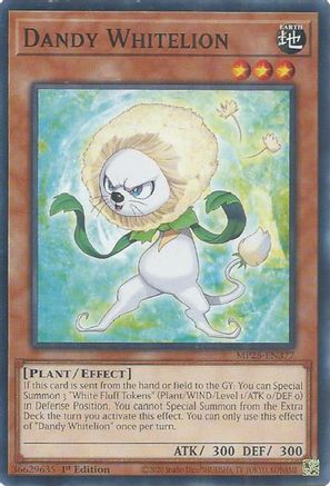 Dandy Whitelion (MP25-EN377) - 2025 Mega-Pack 1st Edition
