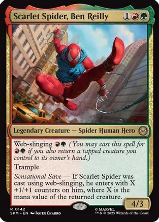 Scarlet Spider, Ben Reilly (SPM-142) - Marvel's Spider-Man Foil