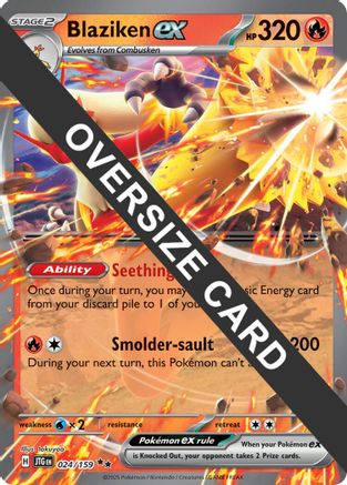Blaziken ex 24 - Jumbo Cards Holofoil