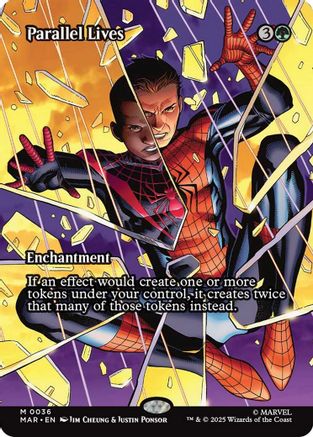 Parallel Lives (Borderless) (MAR-036) - Marvel Eternal-Legal Foil