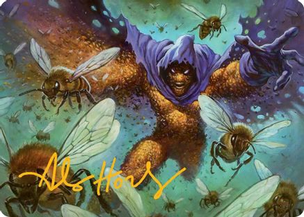 Swarm, Being of Bees Art Card (Gold-Stamped Signature) (AASPM-011) - Art Series: Marvel's Spider-Man