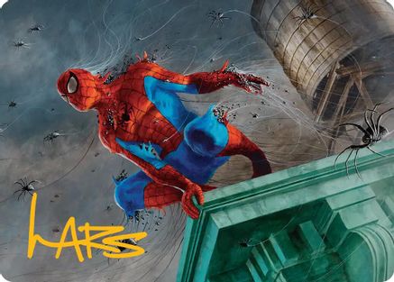Spiders-Man, Heroic Horde Art Card (Gold-Stamped Signature) (AASPM-021) - Art Series: Marvel's Spider-Man