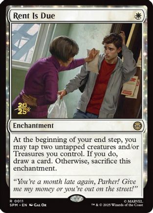Rent Is Due (PRE-011) - Prerelease Cards Foil