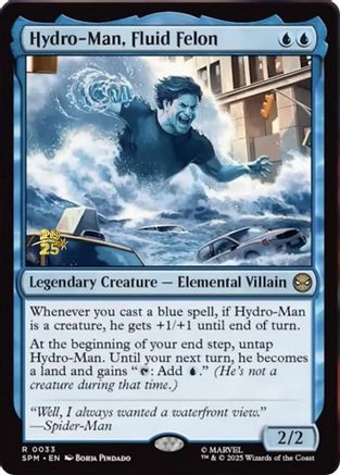 Hydro-Man, Fluid Felon (PRE-033) - Prerelease Cards Foil