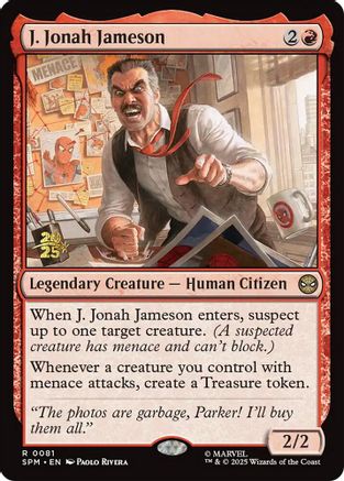 J. Jonah Jameson (PRE-081) - Prerelease Cards Foil