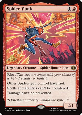 Spider-Punk (PRE-092) - Prerelease Cards Foil