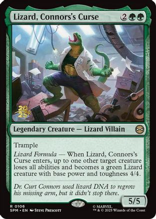 Lizard, Connors's Curse (PRE-106) - Prerelease Cards Foil