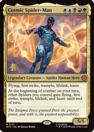 Cosmic Spider-Man (PRE-127) - Prerelease Cards Foil