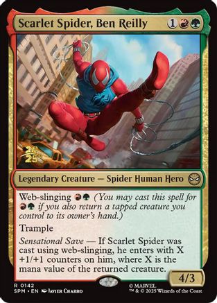 Scarlet Spider, Ben Reilly (PRE-142) - Prerelease Cards Foil
