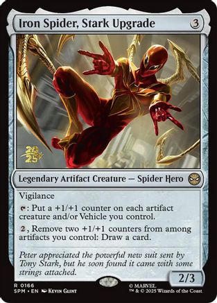 Iron Spider, Stark Upgrade (PRE-166) - Prerelease Cards Foil