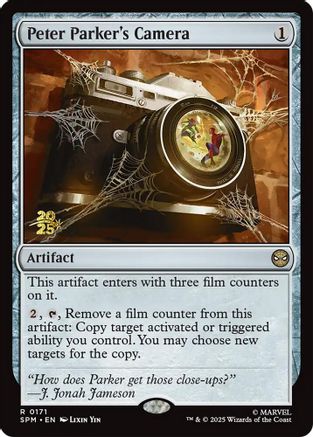 Peter Parker's Camera (PRE-171) - Prerelease Cards Foil