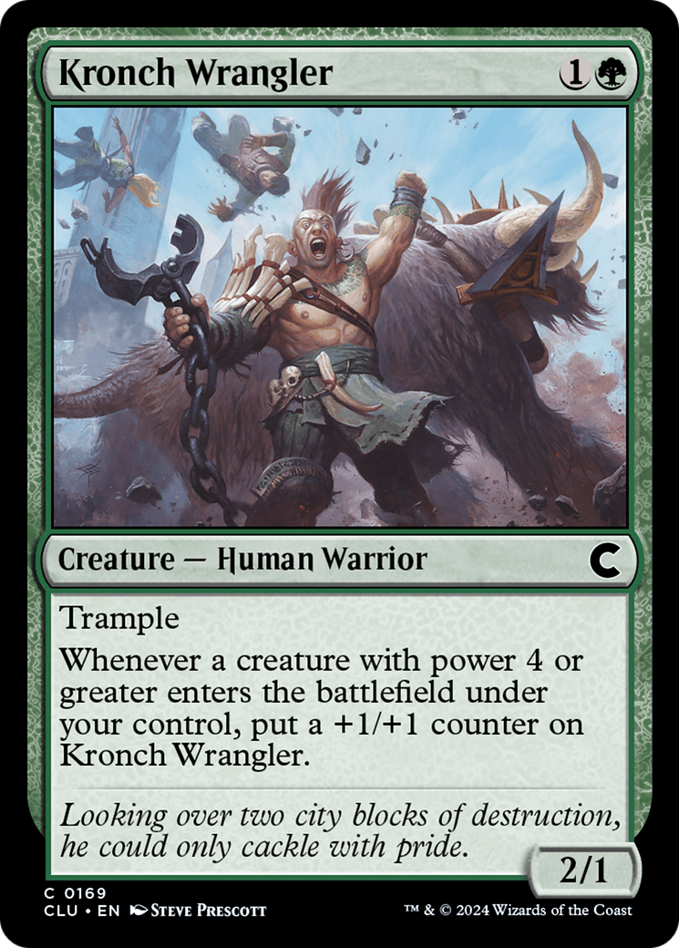 Kronch Wrangler (CLU-169) - Ravnica: Clue Edition - Premium MTG Single from Wizards of the Coast - Just $0.26! Shop now at Game Crave Tournament Store