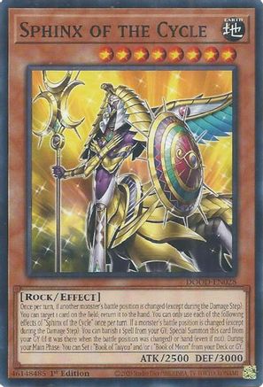 Sphinx of the Cycle (DOOD-EN028) - Doom of Dimensions 1st Edition