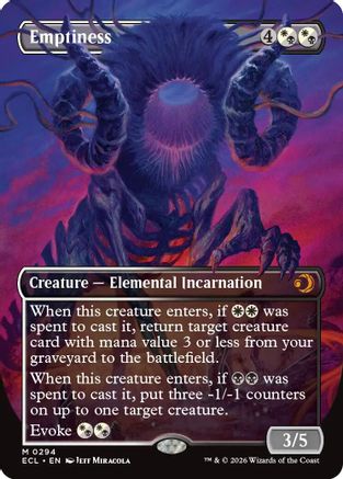 Emptiness (Borderless) (ECL-294) - Lorwyn Eclipsed