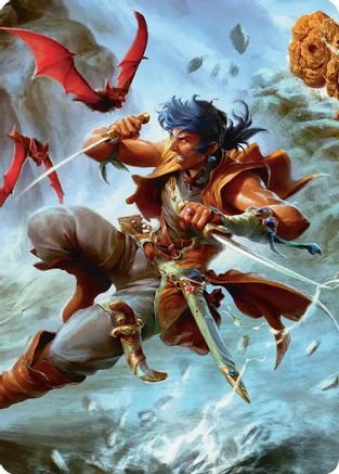 The Destined Thief Scene Art Card (ASFIN-005) - Art Series: FINAL FANTASY