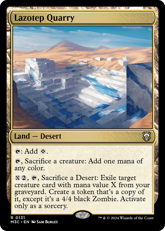 Lazotep Quarry (M3C-131) - Modern Horizons 3 Commander - Premium MTG Single from Wizards of the Coast - Just $1.27! Shop now at Game Crave Tournament Store