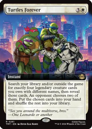 Turtles Forever (Extended Art) (TMT-261) - Teenage Mutant Ninja Turtles Foil