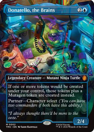 Donatello, the Brains (Borderless) (TMC-002) - Commander: Teenage Mutant Ninja Turtles