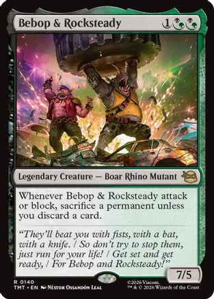 Bebop & Rocksteady (TMT-140) - Teenage Mutant Ninja Turtles Foil