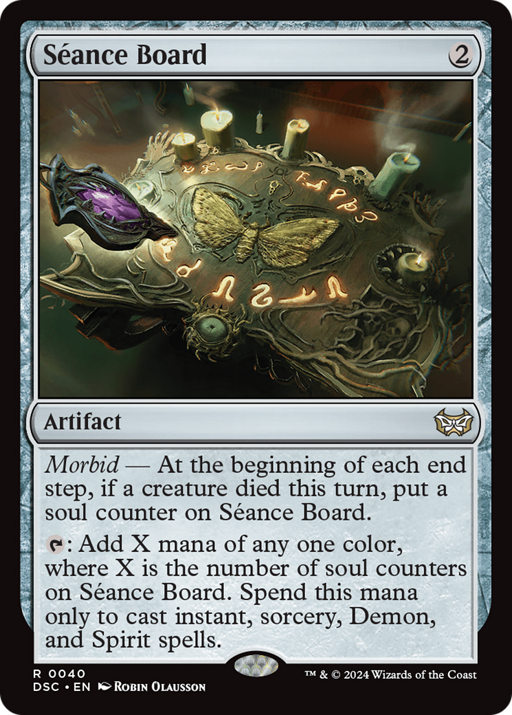 Séance Board (DSC-040) - Duskmourn: House of Horror Commander - Premium MTG Single from Wizards of the Coast - Just $0.82! Shop now at Game Crave Tournament Store