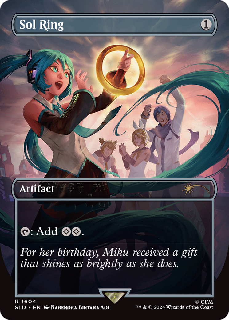 Sol Ring (SLD-1604) - Secret Lair Drop (Borderless) Foil - Premium MTG Single from Wizards of the Coast - Just $0! Shop now at Game Crave Tournament Store