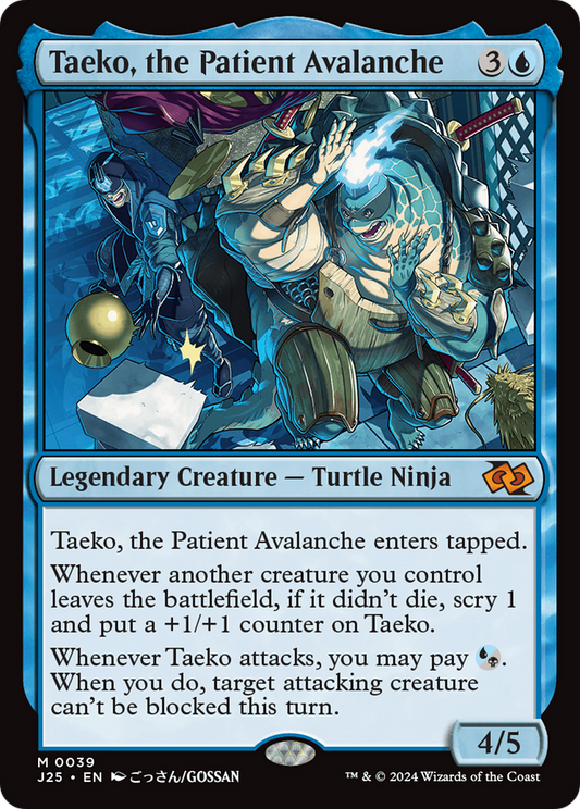 Taeko, the Patient Avalanche (J25-039) - Foundations Jumpstart - Premium MTG Single from Wizards of the Coast - Just $5.30! Shop now at Game Crave Tournament Store