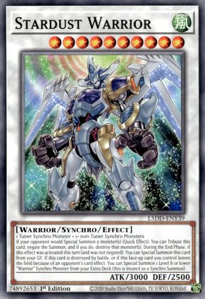 Stardust Warrior (L5DD-ENY39) - Legendary 5D's Decks 1st Edition