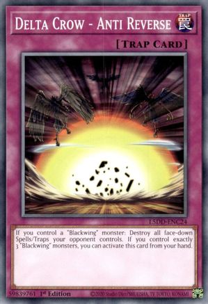 Delta Crow - Anti Reverse (L5DD-ENC24) - Legendary 5D's Decks 1st Edition