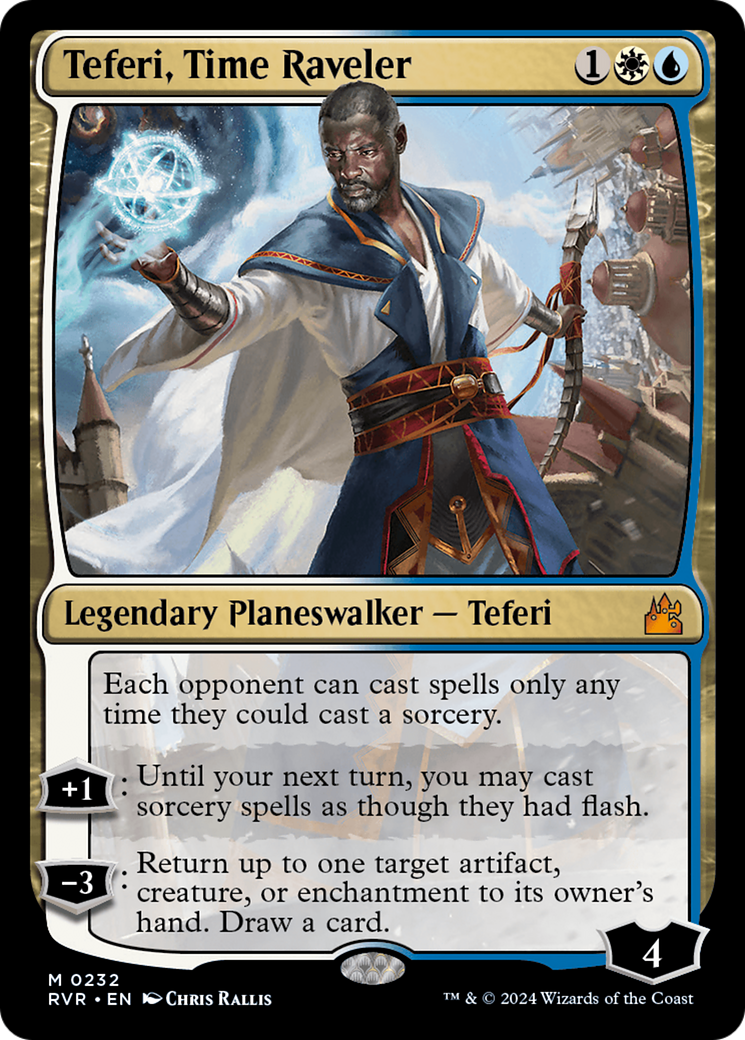 Teferi, Time Raveler (RVR-232) - Ravnica Remastered - Premium MTG Single from Wizards of the Coast - Just $2.85! Shop now at Game Crave Tournament Store