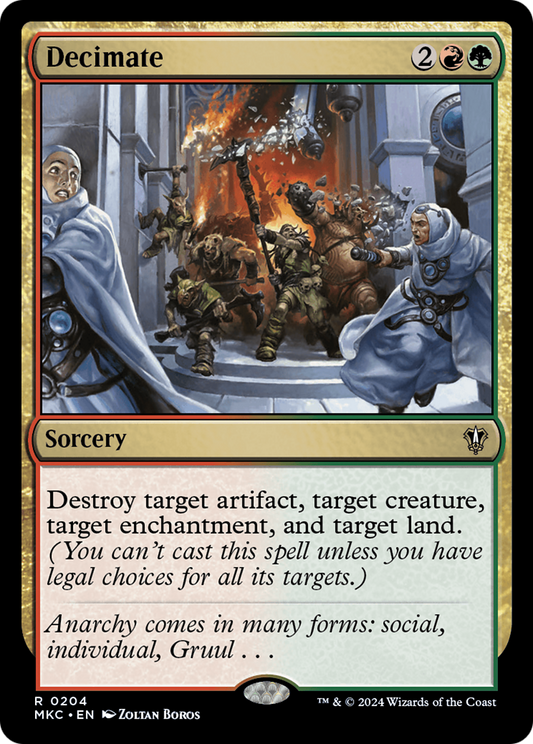 Decimate (MKC-204) - Murders at Karlov Manor Commander - Premium MTG Single from Wizards of the Coast - Just $0.25! Shop now at Game Crave Tournament Store