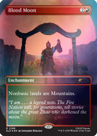 Blood Moon (Rainbow Foil) (SLD-2288) - Secret Lair Drop Series Foil