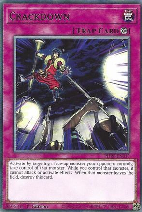 Crackdown (PHRE-EN015) - Phantom Revenge 1st Edition
