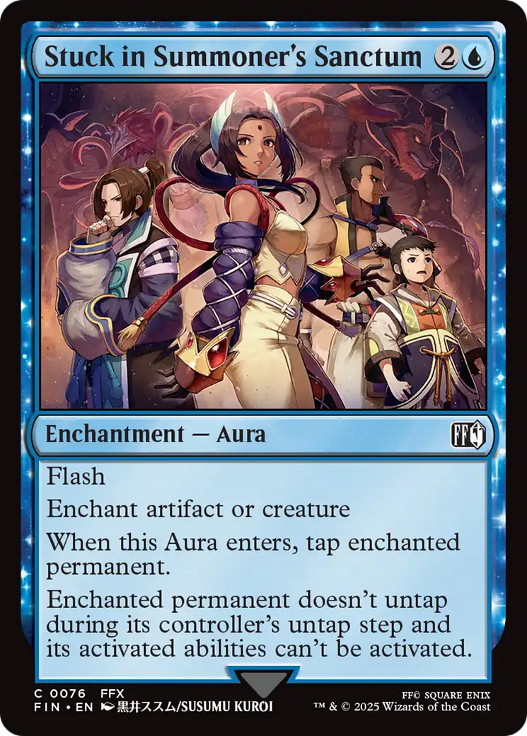 Stuck in Summoner's Sanctum (FIN-076) - FINAL FANTASY: (enchantment) - Premium MTG Single from Wizards of the Coast - Just $0.09! Shop now at Game Crave Tournament Store